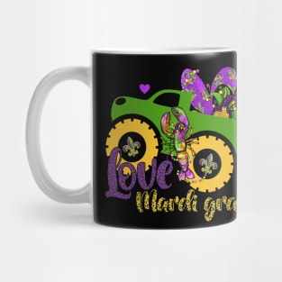 love mardi gras Toddler Boys heart Mug